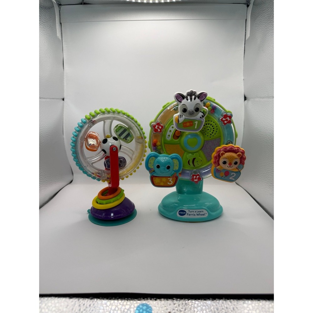 VTech Turn & Learn Ferris Wheel + Baby Activity Toy Lot